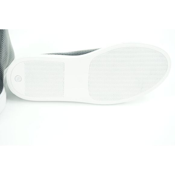 Magnanni Mack Blue Perforate Leather Lace Up D Sneaker SZ 7.5 NIB $335 High Top - Picture 8 of 12